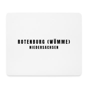 Greven, Rhénanie-du-Nord-Westphalie - Tapis de souris (format paysage) - blanc - Devant