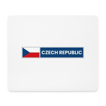 Czech National Flag - Mouse Pad (horizontal) - white - Front