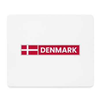 Denmark National Flag - Mouse Pad (horizontal) - white - Front