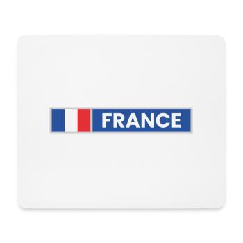 France National Flag - Mouse Pad (horizontal) - white - Front