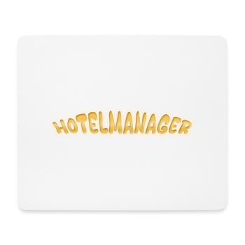 Emploi Directeur d’hôtel - Tapis de souris (format paysage) - blanc - Devant