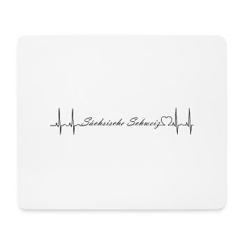 Sächsische Schweiz - Mousepad (Querformat) - Weiß - Vorne