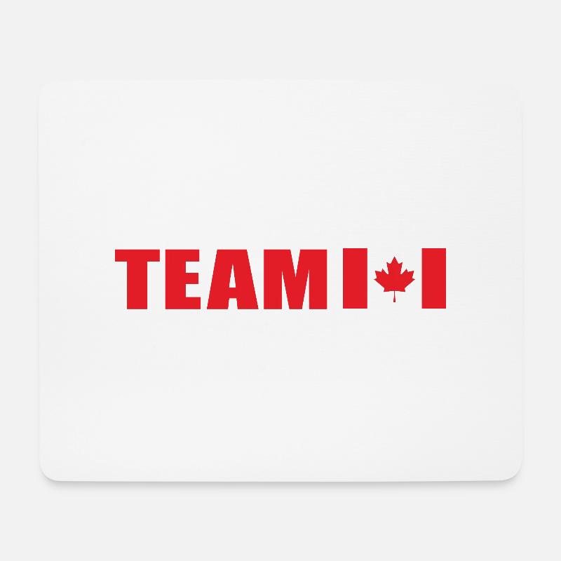 Support-Team Kanada - Mousepad (Querformat) - Weiß