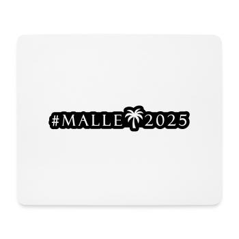 Malle 2025 - Mousepad (Querformat) - Weiß - Vorne