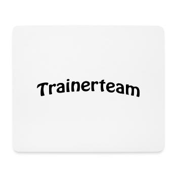 coach, team writing - Mouse Pad (horizontal) - white - Front