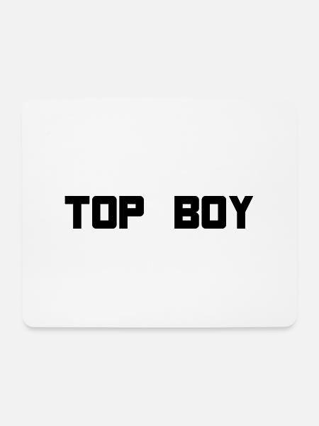 top boy - Mousepad (Querformat) - Weiß