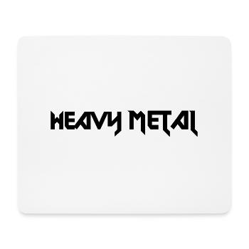 Heavy Metal - Mousepad (Querformat) - Weiß - Vorne