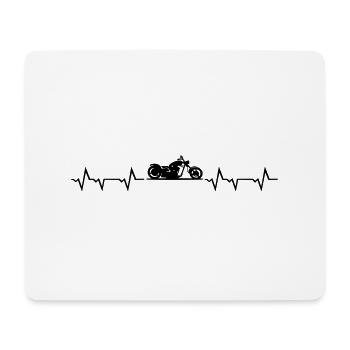 Motorcycle choppers - Mouse Pad (horizontal) - white - Front