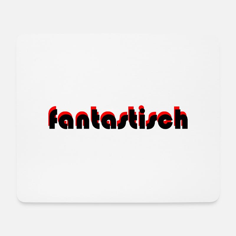 fantastisch - Mousepad (Querformat) - Weiß