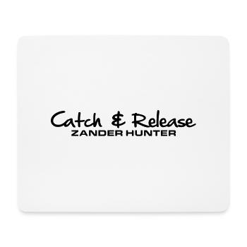 C&R Zander Hunter - Mousepad (Querformat) - Weiß - Vorne
