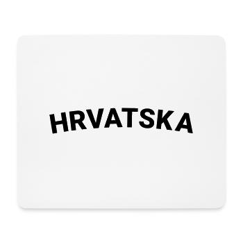 From Croatia with Love - Hrvatska Sporty black - Mouse Pad (horizontal) - white - Front