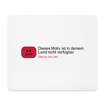 Dieses Motiv ist in deinem Land nicht verfügbar - Mousepad (Querformat) - Weiß - Vorne