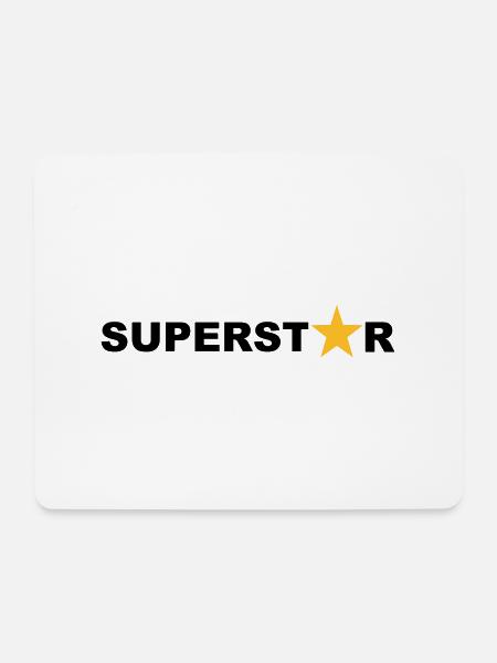 Superstar - Mouse Pad (horizontal) - white