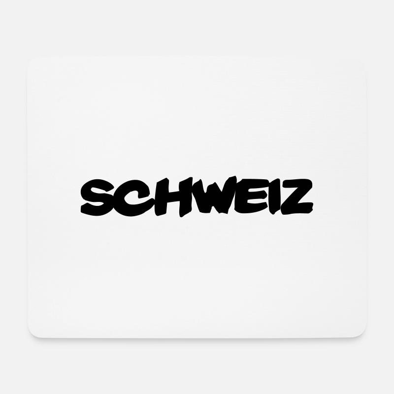 Schweiz - Mousepad (Querformat) - Weiß