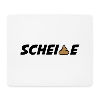 scheisse - Mousepad (Querformat) - Weiß - Vorne