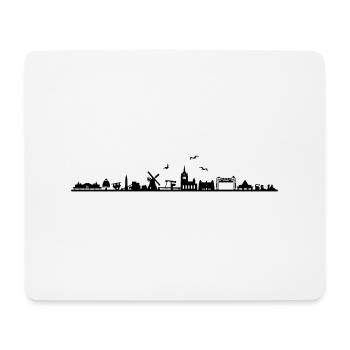 Skyline - Insel Usedom - Mousepad (Querformat) - Weiß - Vorne