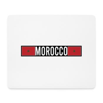 Maroc - Tapis de souris (format paysage) - blanc - Devant