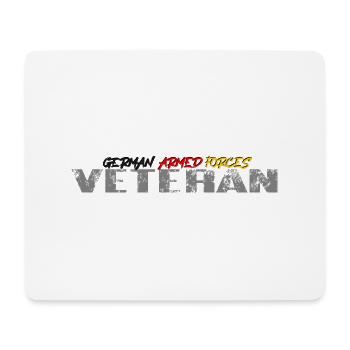 GERMAN ARMED FORCES - Veteran - Mousepad (Querformat) - Weiß - Vorne