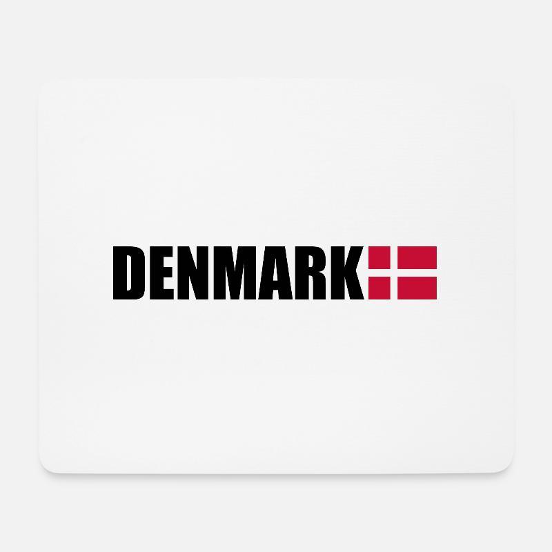 Dänemark - Mousepad (Querformat) - Weiß