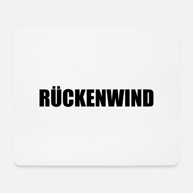 Rueckenwind - Mousepad (Querformat) - Weiß