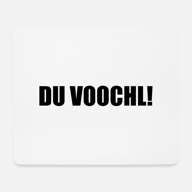 Erzgebirge Du Vogel - Mousepad (Querformat) - Weiß