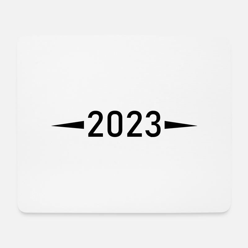 2023 - Mousepad (Querformat) - Weiß