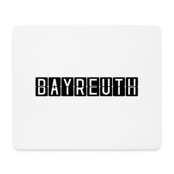 Bayreuth Airport Sign - Mouse Pad (horizontal) - white - Front