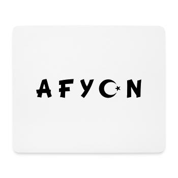 Afyon Turkey Flag - Mouse Pad (horizontal) - white - Front