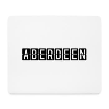 Aberdeen Flughafentafel - Mousepad (Querformat) - Weiß - Vorne