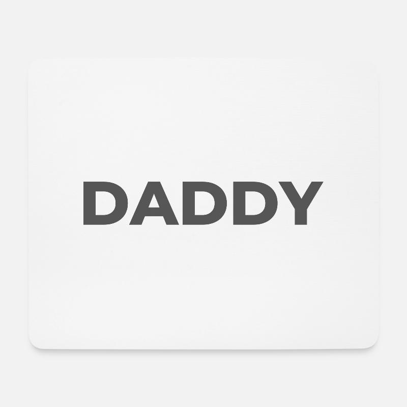 Daddy Dad Papa Vater Papi Lieblingsmensch - Mousepad (Querformat) - Weiß