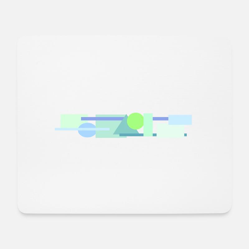Formen - Mousepad (Querformat) - Weiß