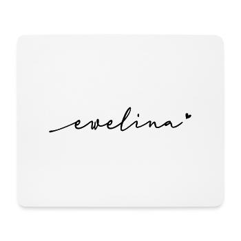 Ewelina Schreibschrift Name - Mousepad (Querformat) - Weiß - Vorne