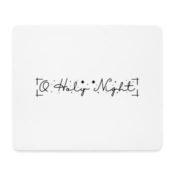 O holy Night - Mousepad (Querformat) - Weiß - Vorne