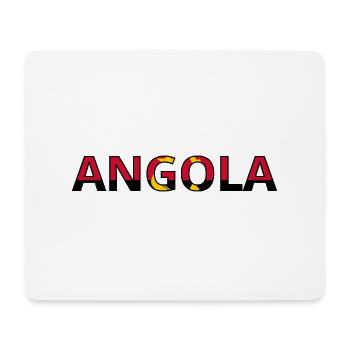 Drapeau Angola - Tapis de souris (format paysage) - blanc - Devant