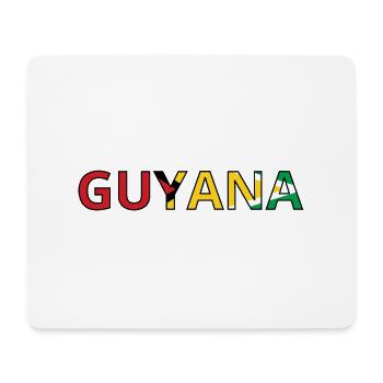 Flag of Guyana - Mouse Pad (horizontal) - white - Front