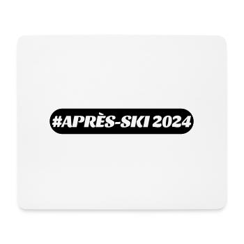 Après-ski 2024 - Tapis de souris (format paysage) - blanc - Devant