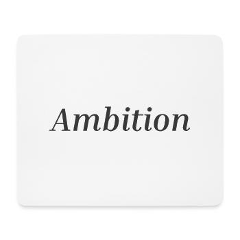 Ambition 1 - Tapis de souris (format paysage) - blanc - Devant