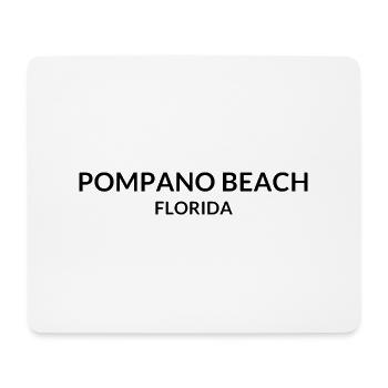 Pompano Beach, Floride, États-Unis - Tapis de souris (format paysage) - blanc - Devant