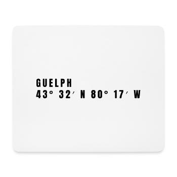 Guelph Kanada Koordinaten - Mousepad (Querformat) - Weiß - Vorne