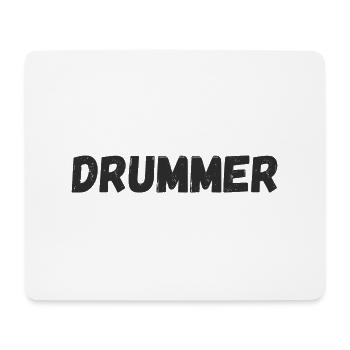Batteur - Tapis de souris (format paysage) - blanc - Devant