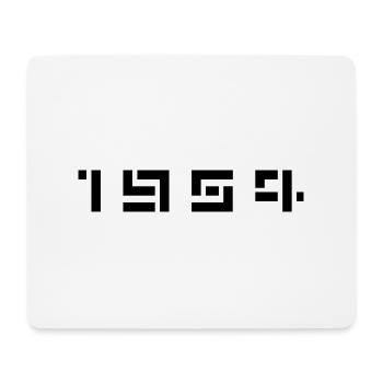 Year of Birth Born In - Made in 1954 - Mouse Pad (horizontal) - white - Front