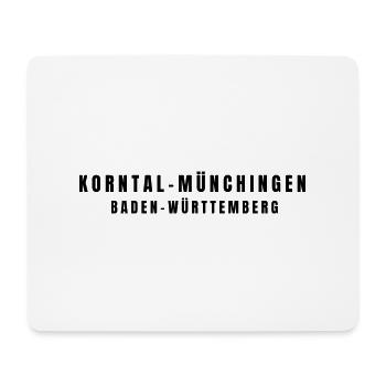 Korntal-Münchingen, Bade-Wurtemberg - Tapis de souris (format paysage) - blanc - Devant