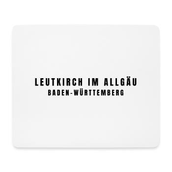Leutkirch im Allgäu Baden-Württemberg - Mousepad (Querformat) - Weiß - Vorne