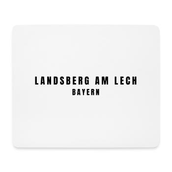 Landsberg am Lech, Bavière - Tapis de souris (format paysage) - blanc - Devant