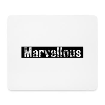 Merveilleux - Tapis de souris (format paysage) - blanc - Devant