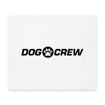 Hunde Crew Hundepfote - Mousepad (Querformat) - Weiß - Vorne
