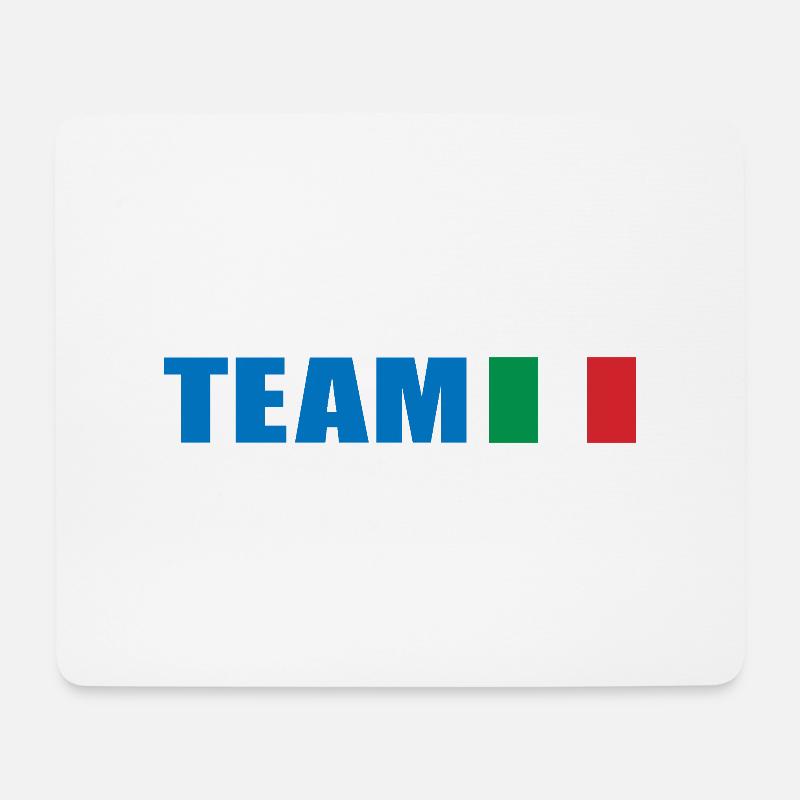 Support-Team Italien - Mousepad (Querformat) - Weiß