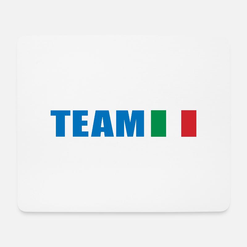 Support-Team Italien - Mousepad (Querformat) - Weiß