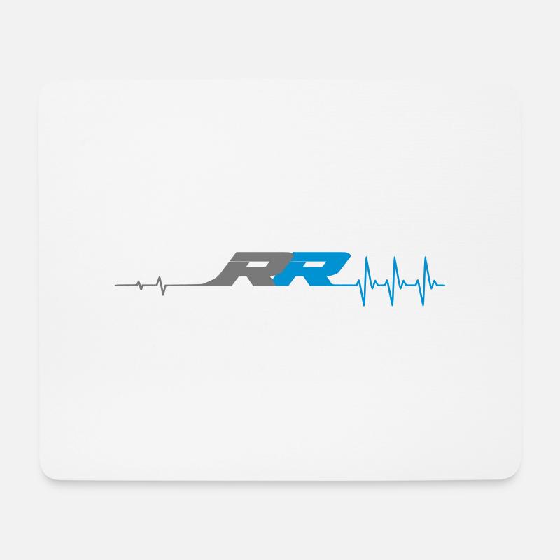 Puls RR bicolor - Mousepad (Querformat) - Weiß