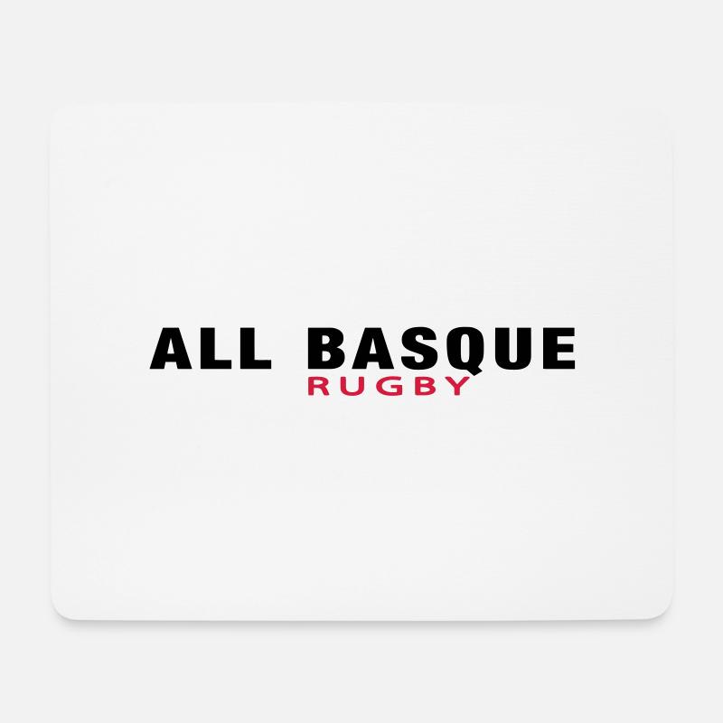 ALL BASQUE rugby v1 (2c) - Tapis de souris (format paysage) - blanc